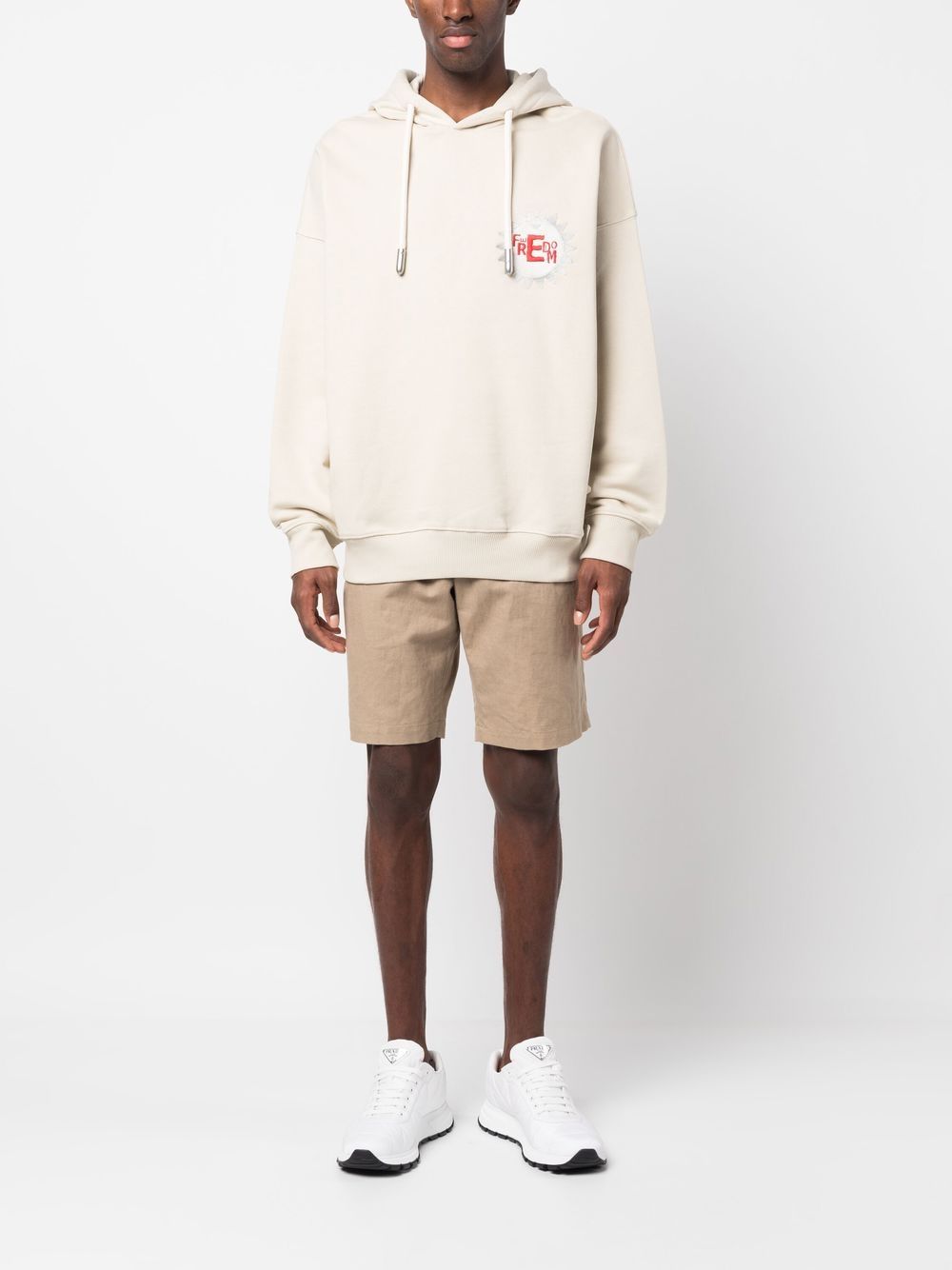 Emporio Armani Men's Cotton Hoodie With Logo