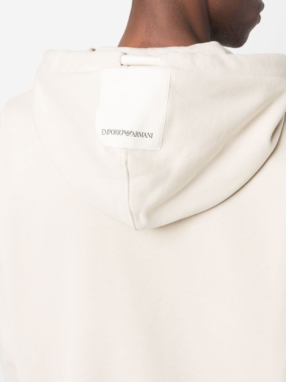 Emporio Armani Men's Cotton Hoodie With Logo