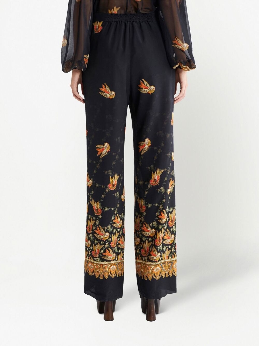Etro Women's Straight Trousers With Paisley Print