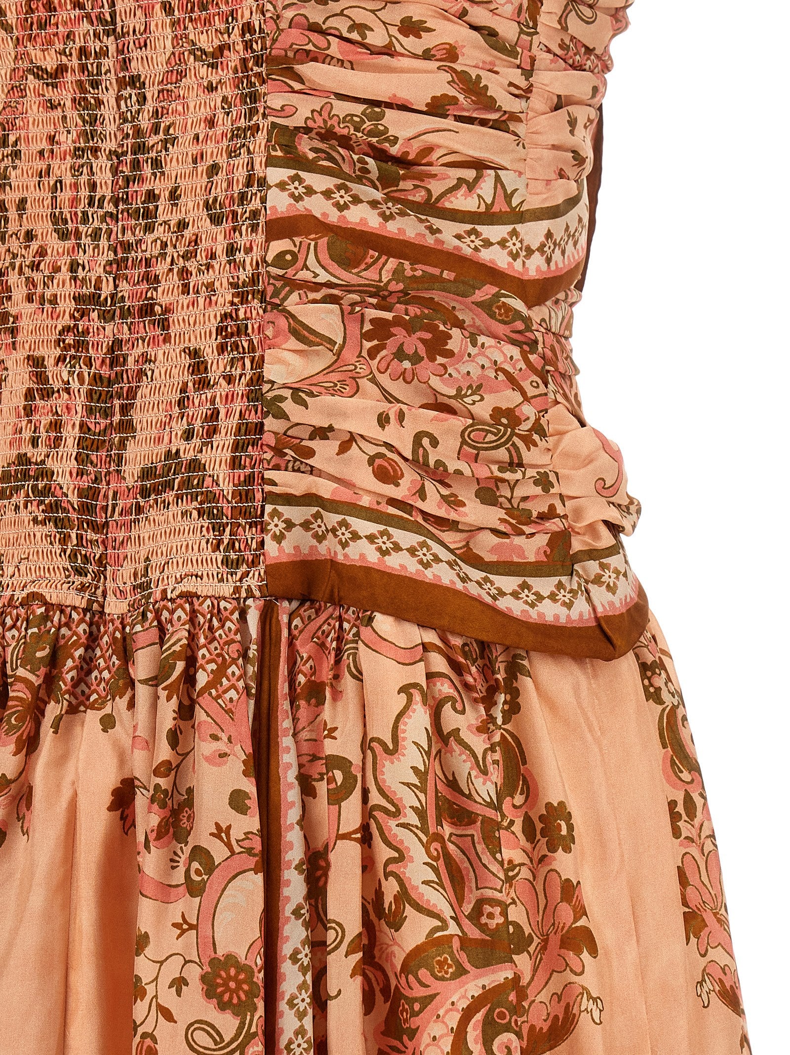 Zimmermann Multicolor Silk Midi Women's Dress