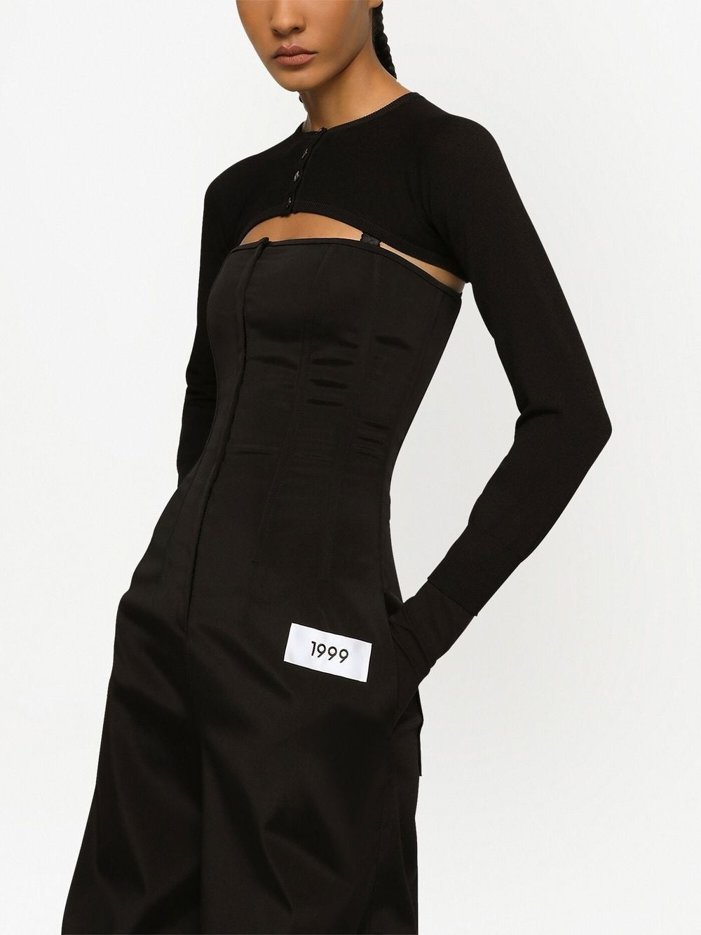 Dolce & Gabbana Women's Cropped Button-Fastening Cardigan