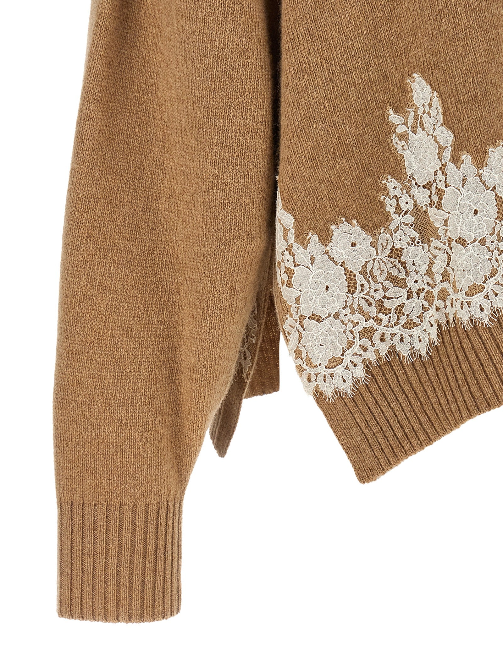 Alberta Ferretti Brown Cashmere Women's Cardigan