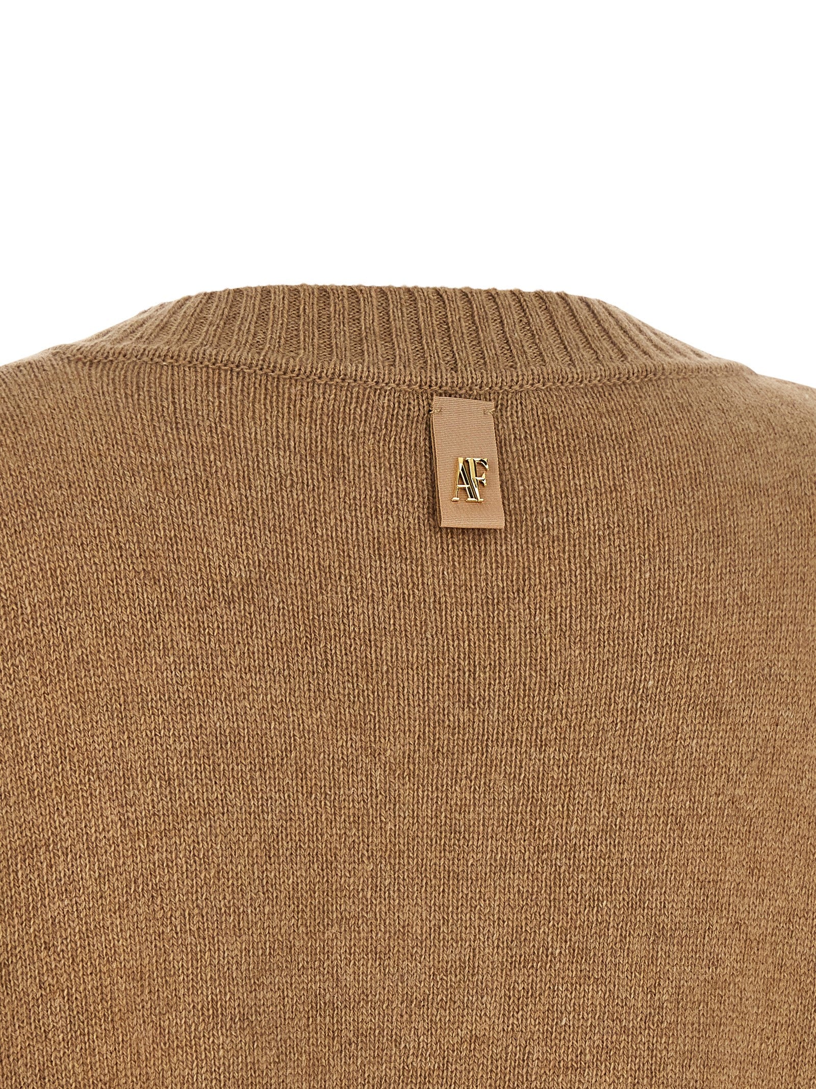 Alberta Ferretti Brown Cashmere Women's Cardigan