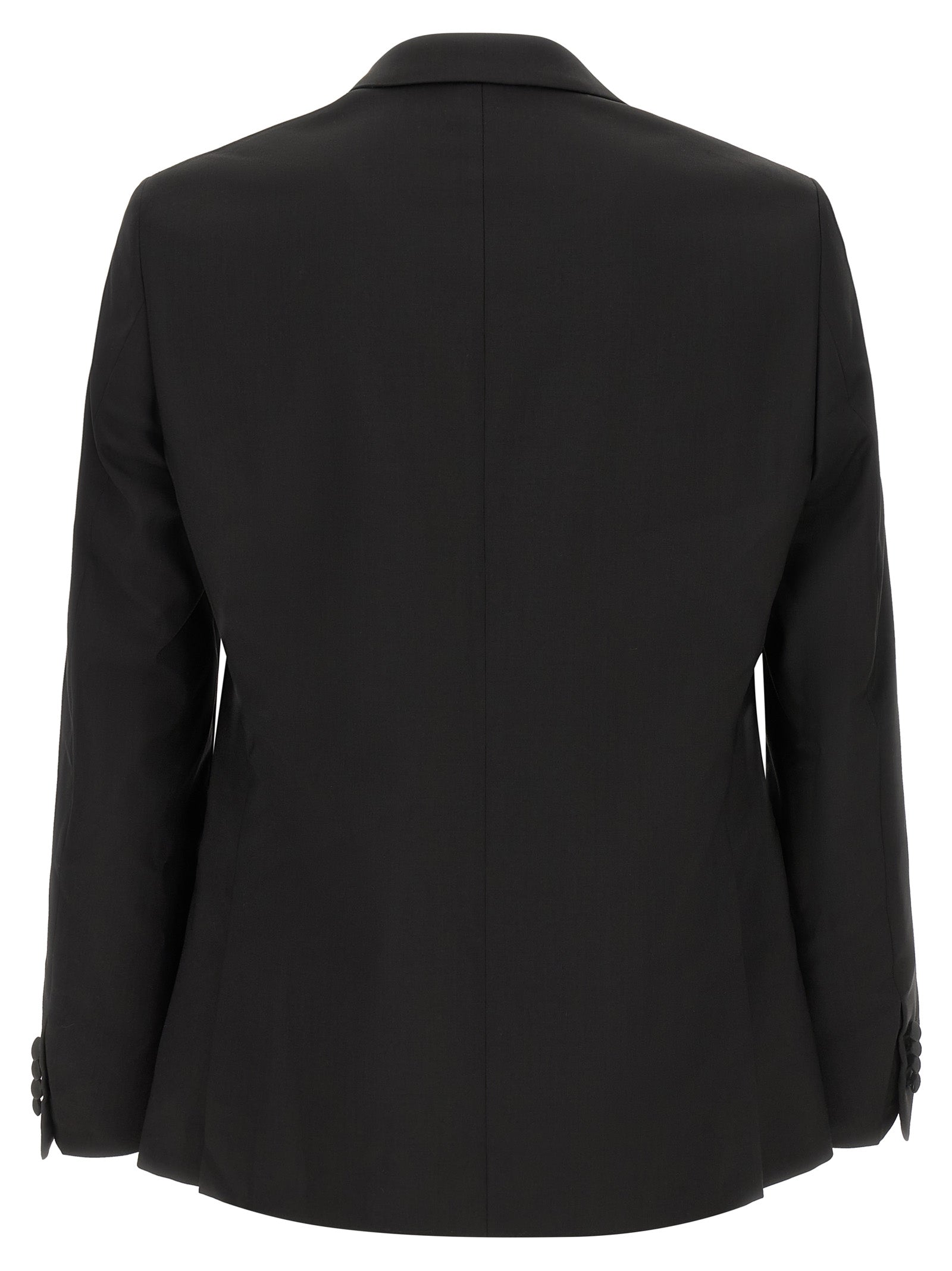 Pal Zileri Black Wool Two-Piece Men's Suit