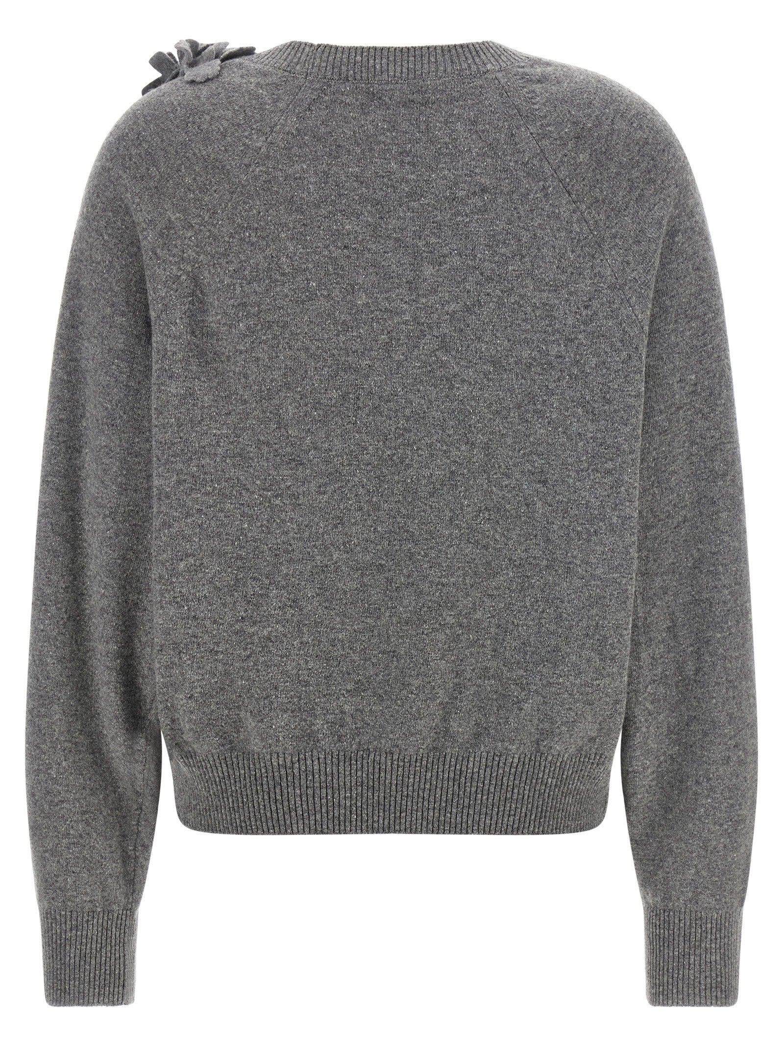 Alberta Ferretti Gray Virgin Wool Women's Cardigan