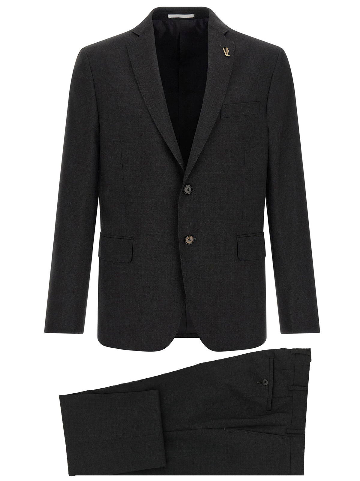 Pal Zileri Gray Wool Two-Piece Men's Suit