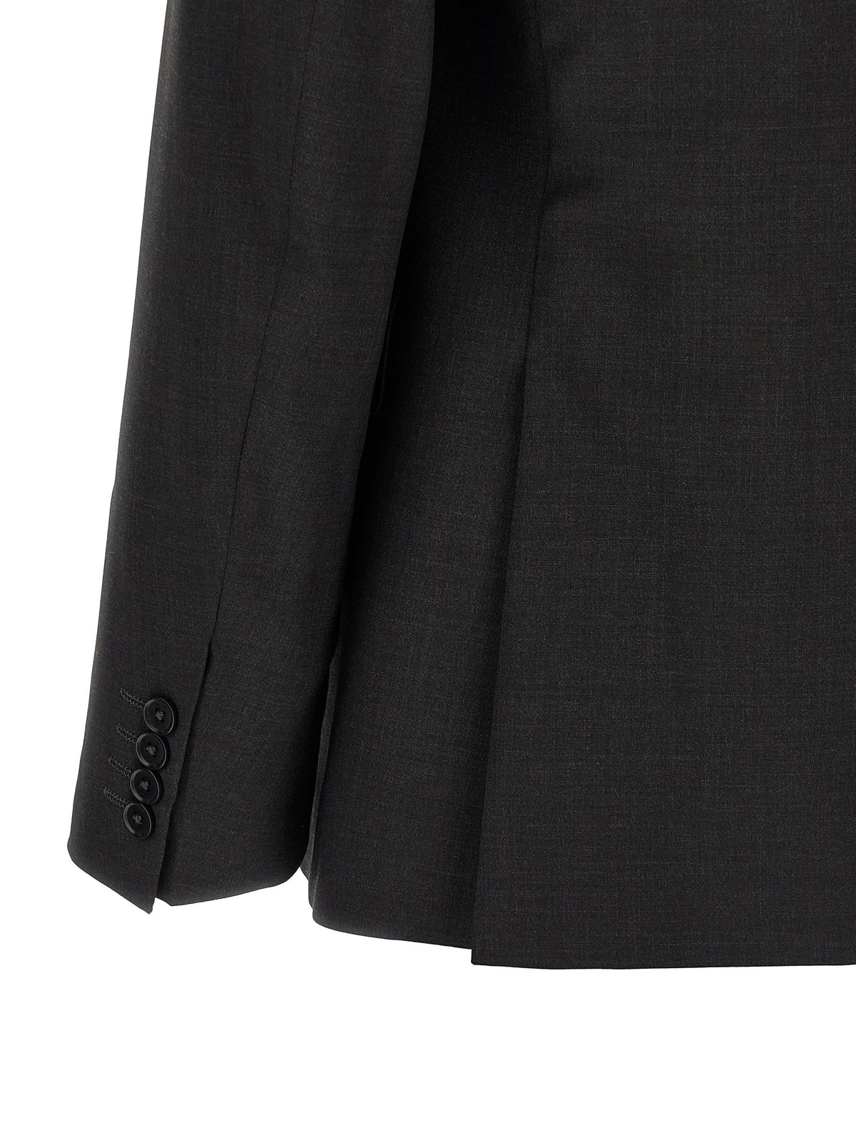 Pal Zileri Gray Wool Two-Piece Men's Suit