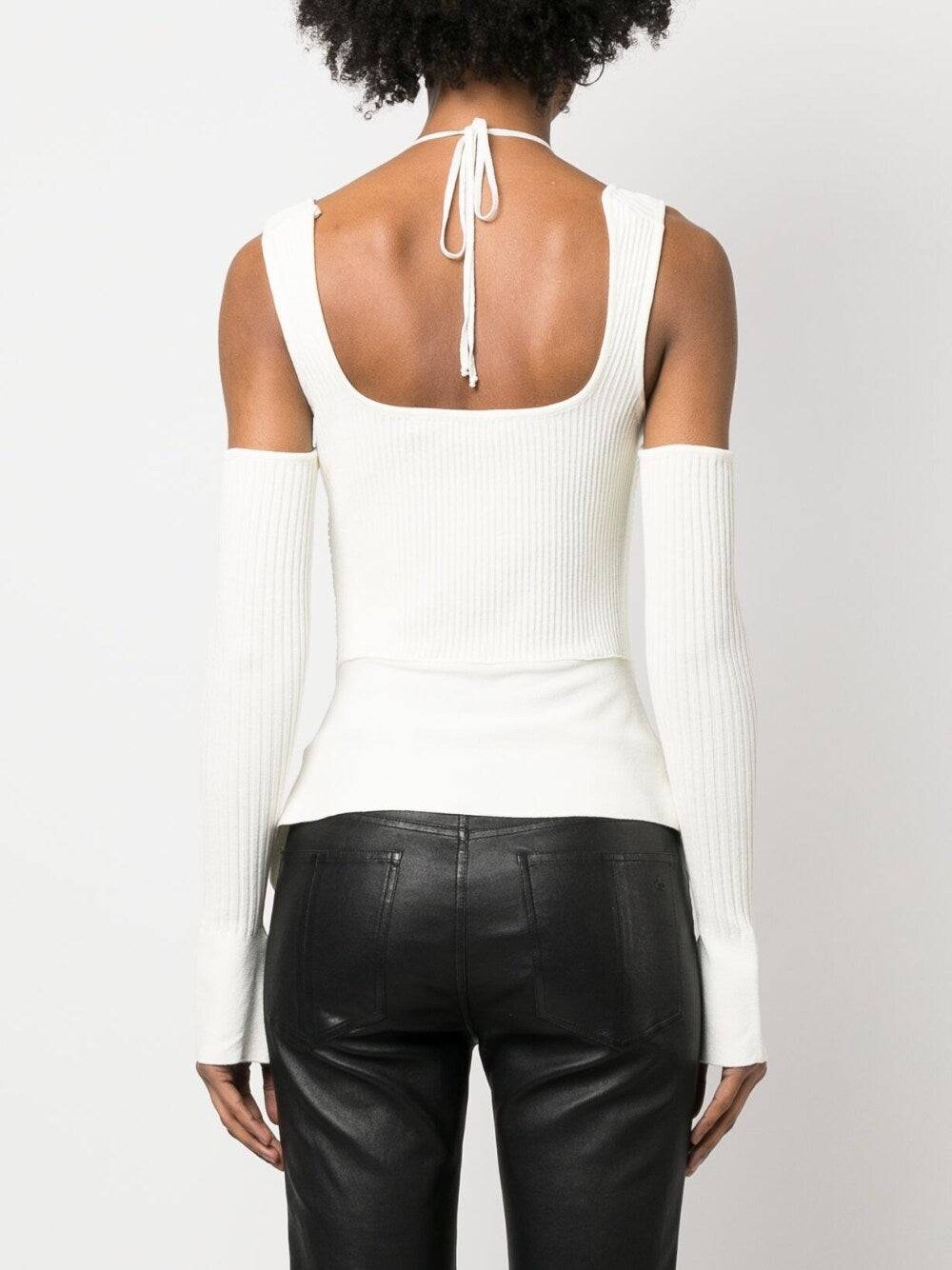 AndreäDamo Knit Ribbed Top