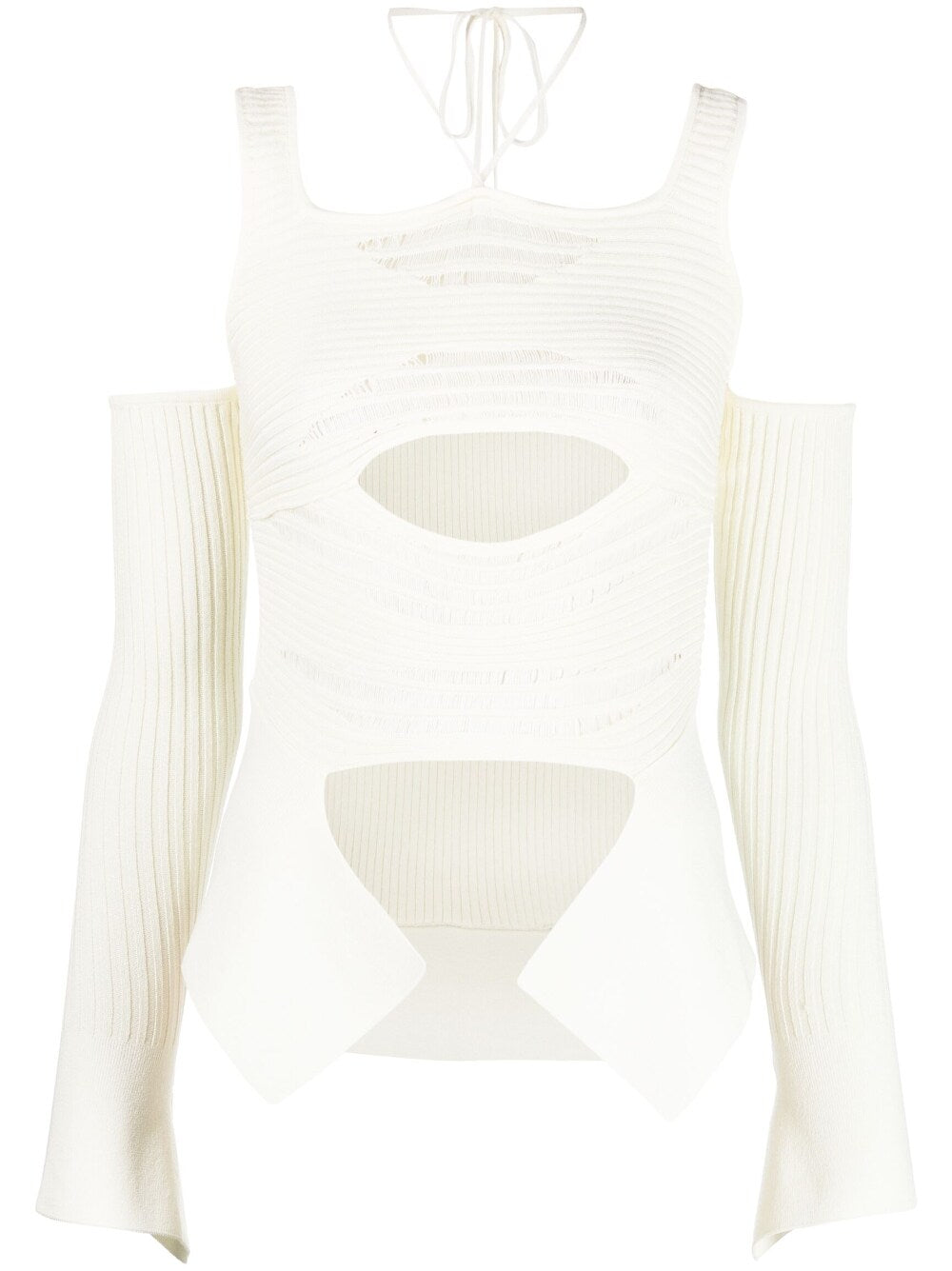 AndreäDamo Knit Ribbed Top