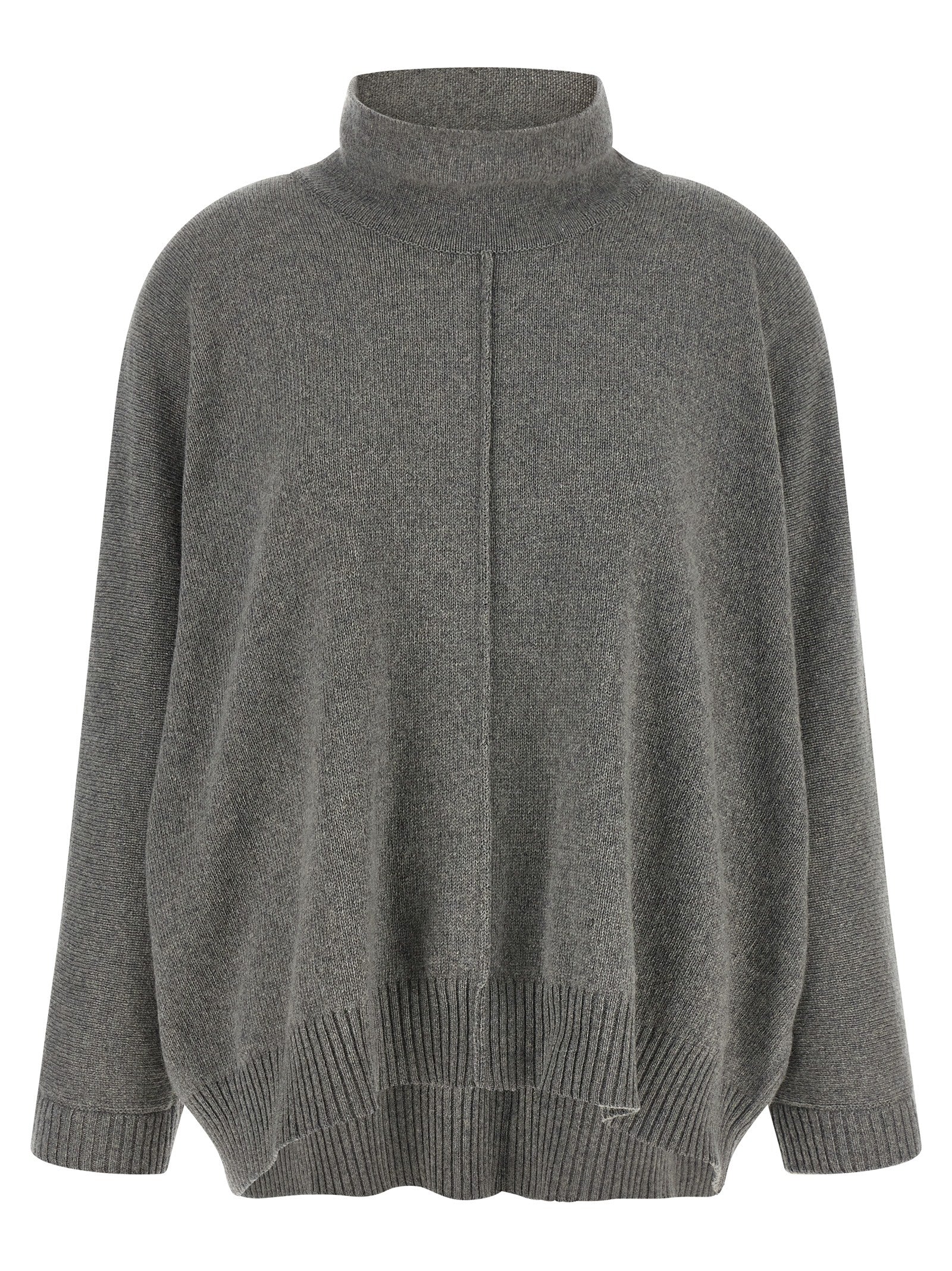 Alberta Ferretti Gray Cashmere Women's Cardigan