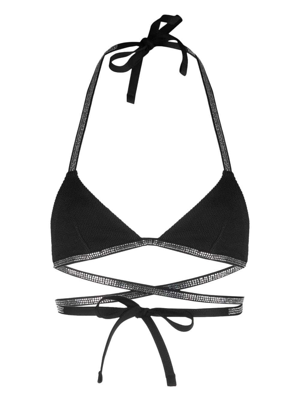 Heron Preston Women's Glitter Bikini Top