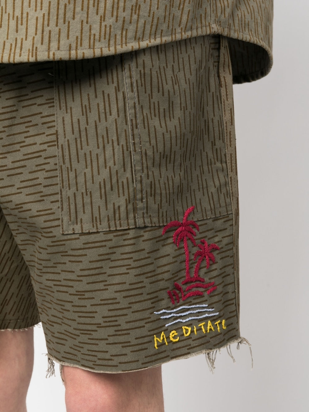 President's Men's Camouflage Print Shorts