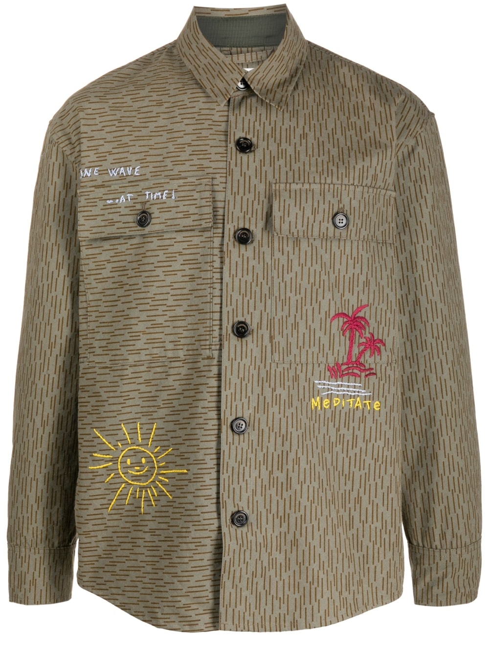 President's Men's Camouflage Print Shirt