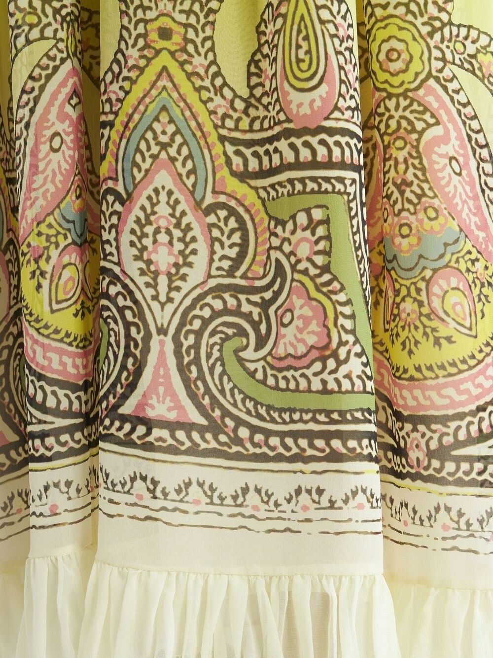Etro Women's Silk Dress With Paisley Print And Gradient Effect