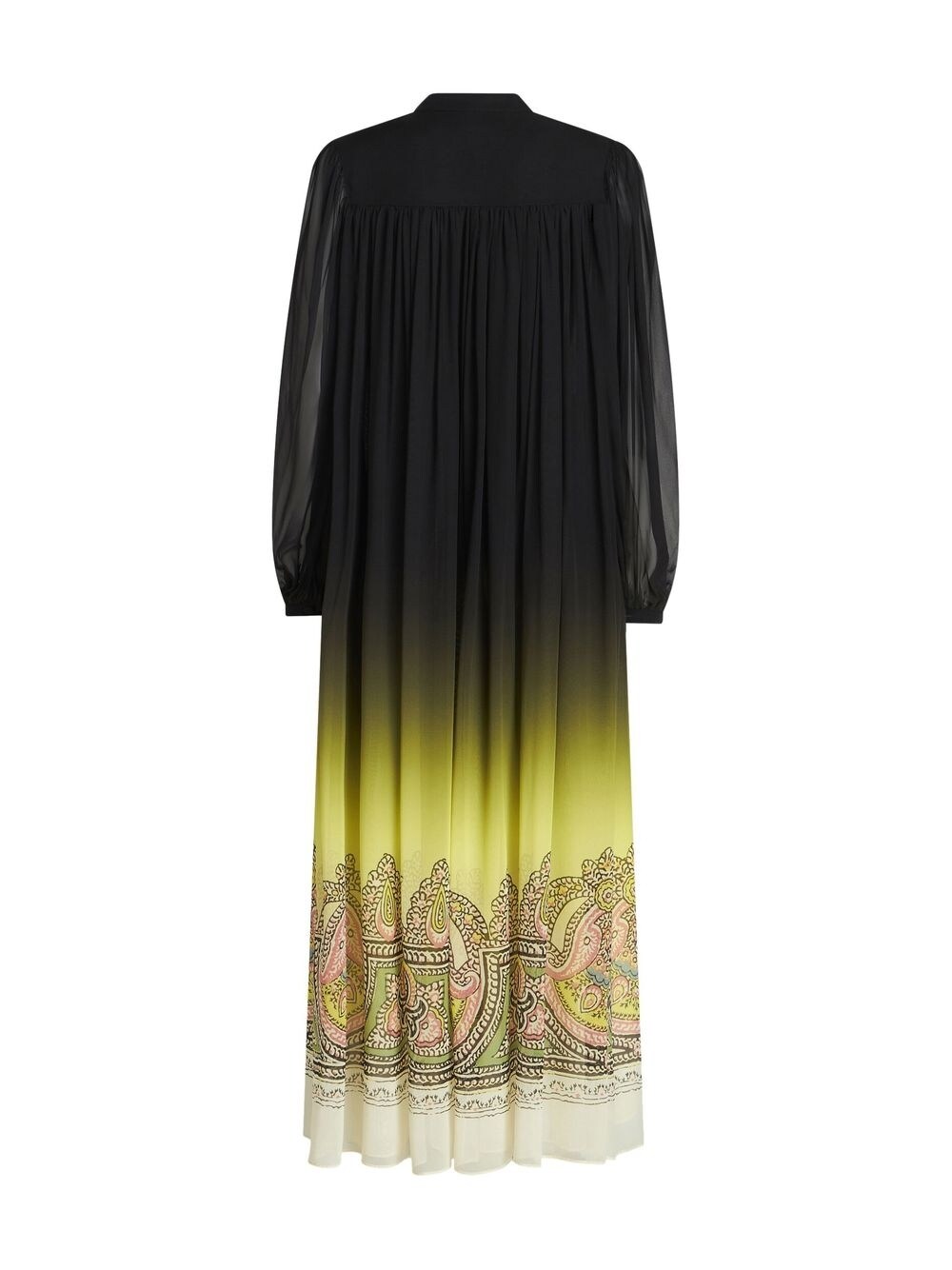 Etro Women's Silk Dress With Paisley Print And Gradient Effect