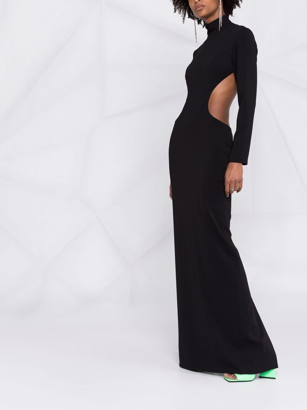Monot Pre Women's High Neck Evening Dress