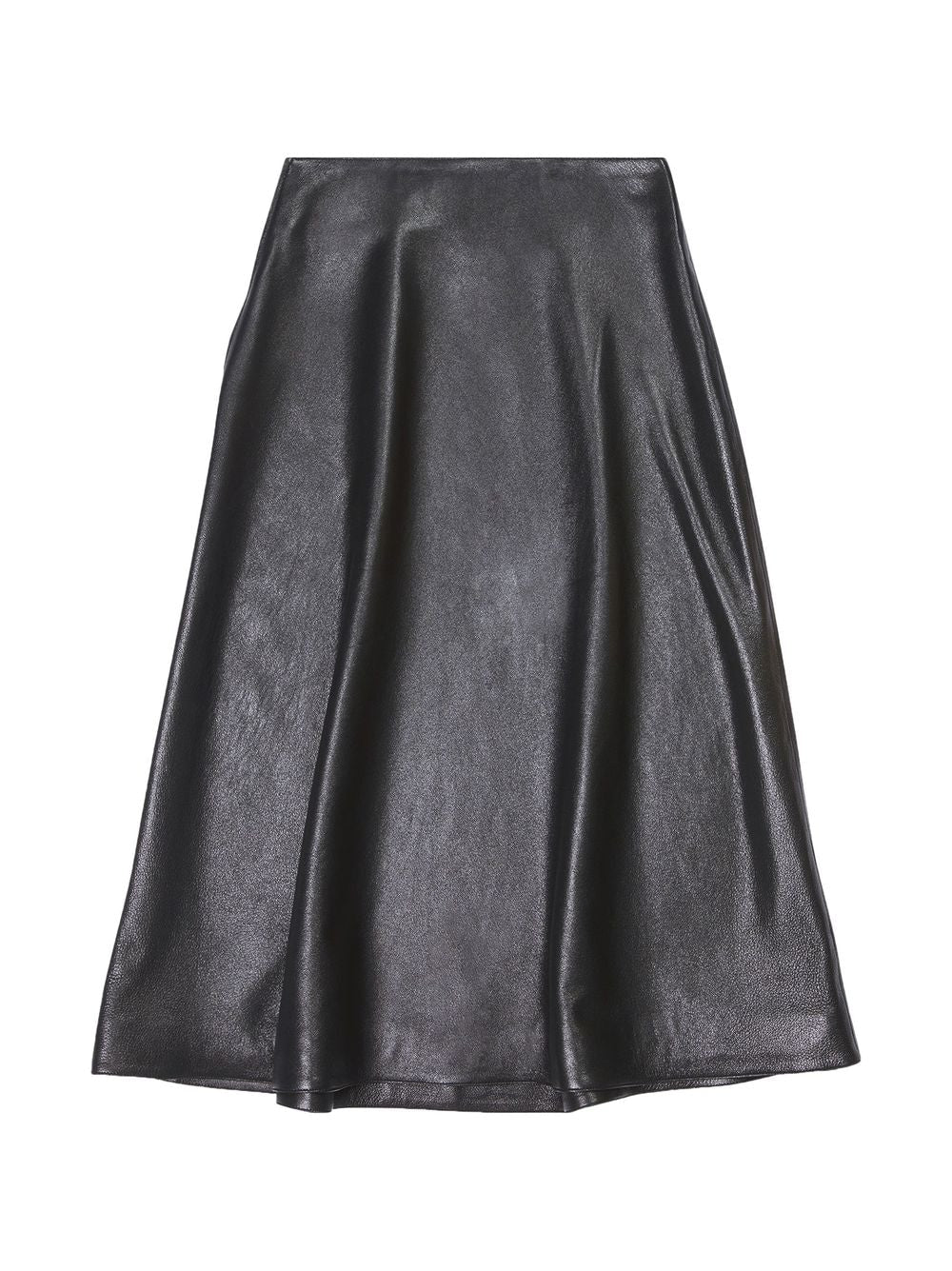 Balenciaga Women's Leather Midi Skirt