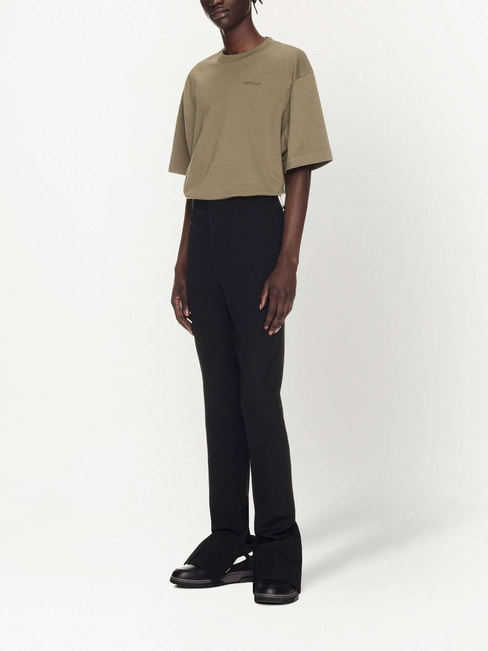 Off White Men's Wool Skinny Trousers