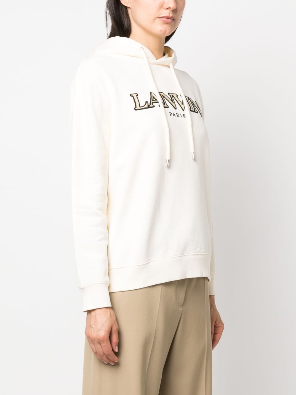Lanvin Women's Logo Cotton Hoodie