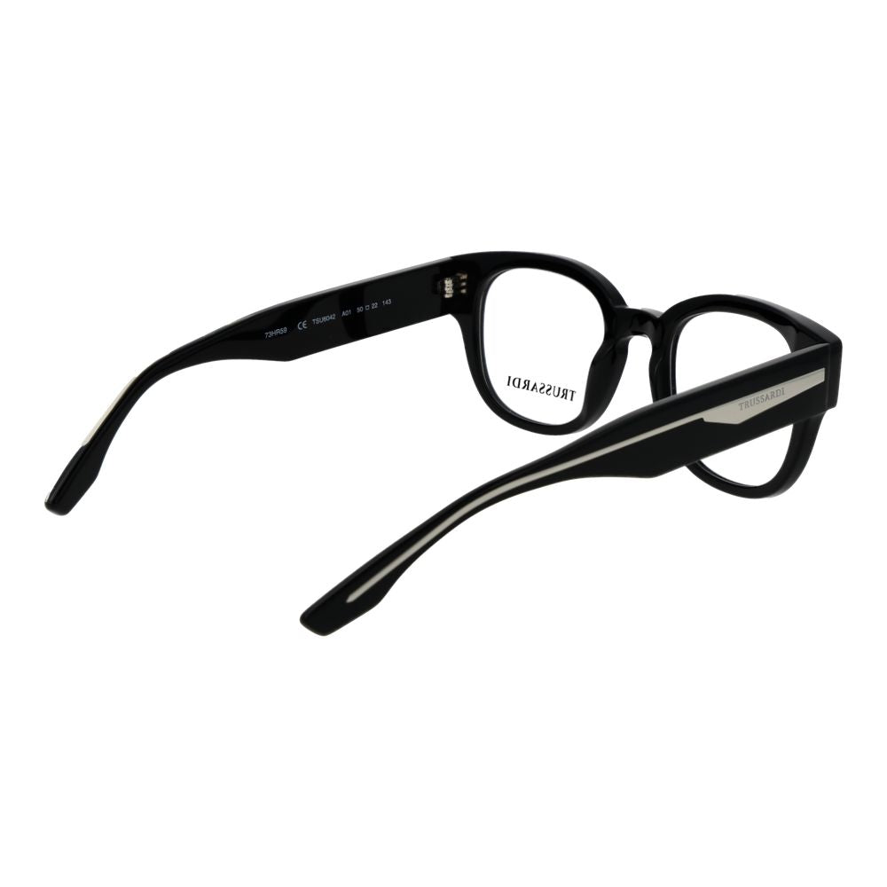 Trussardi Black Acetate Glasses  (Frames)