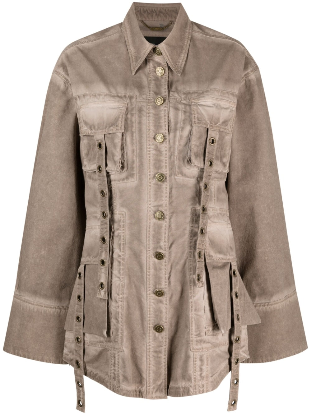 Blumarine Women's Pocketed Denim Jacket