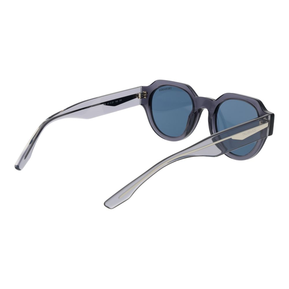 Trussardi Gray Acetate  Sunglasses