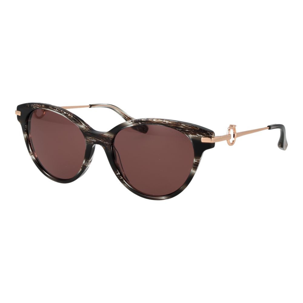 Trussardi Brown Acetate Women's Sunglasses