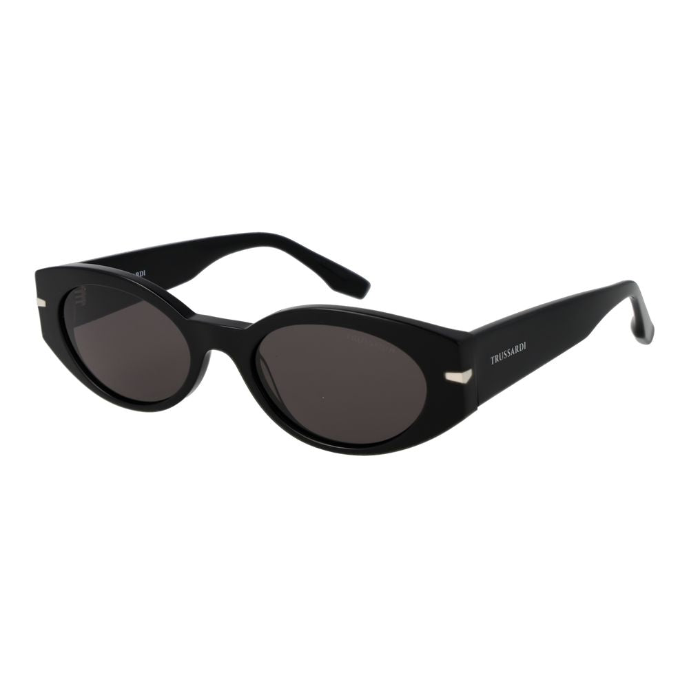 Trussardi Black Acetate Women's Sunglasses