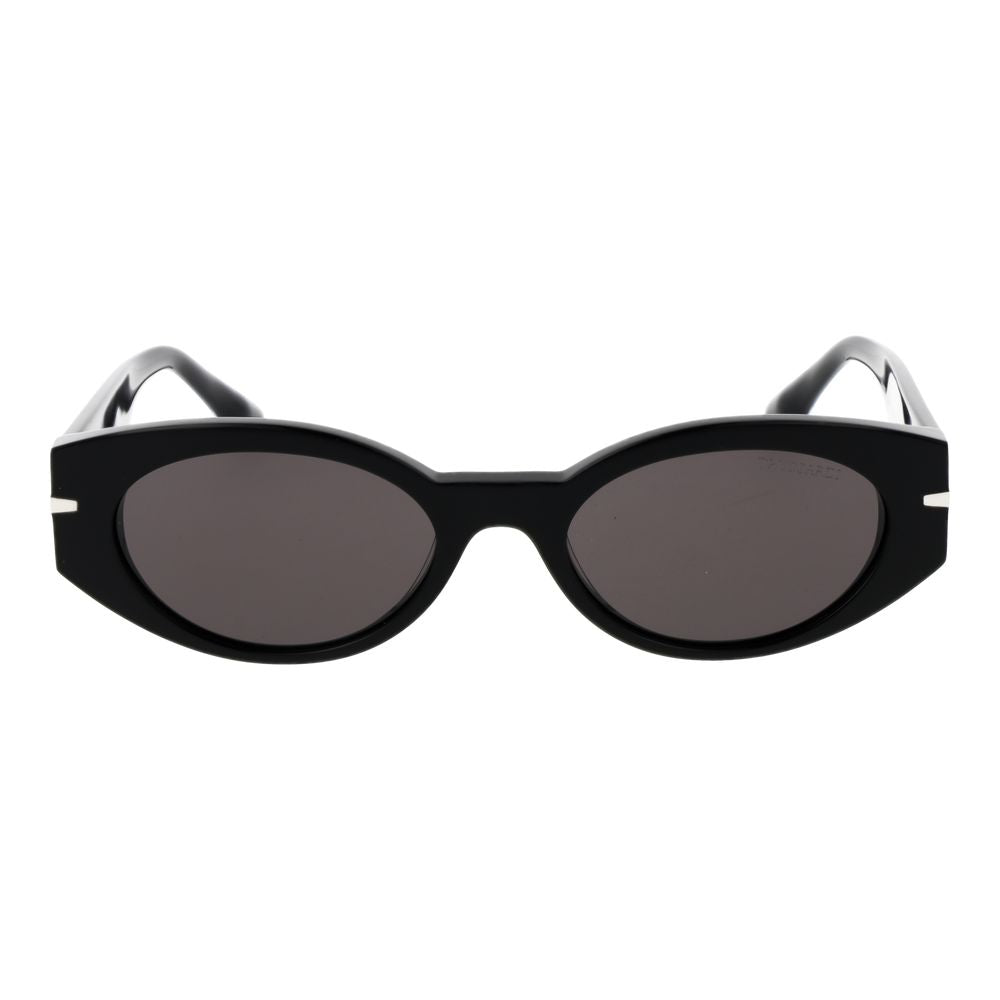 Trussardi Black Acetate Women's Sunglasses