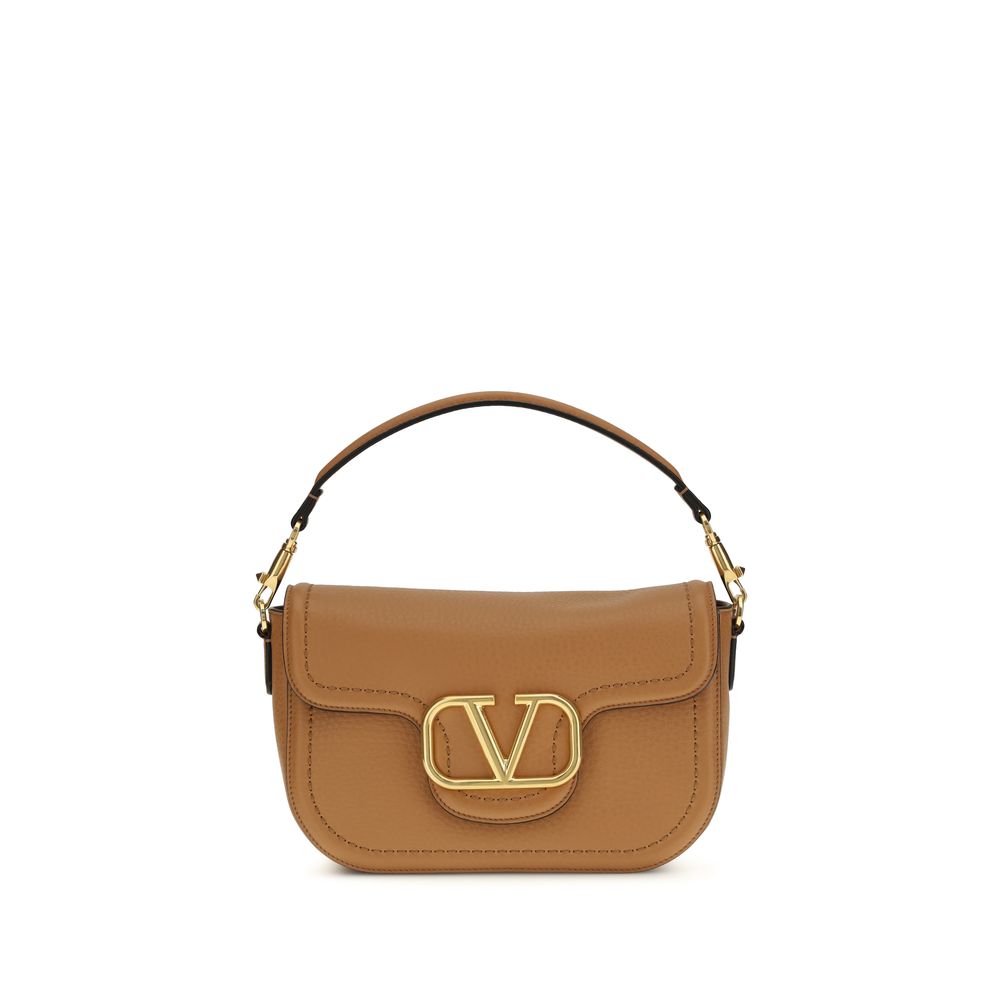 Valentino Garavani Beige Calf Leather Bos Taurus Shoulder Women's Bag