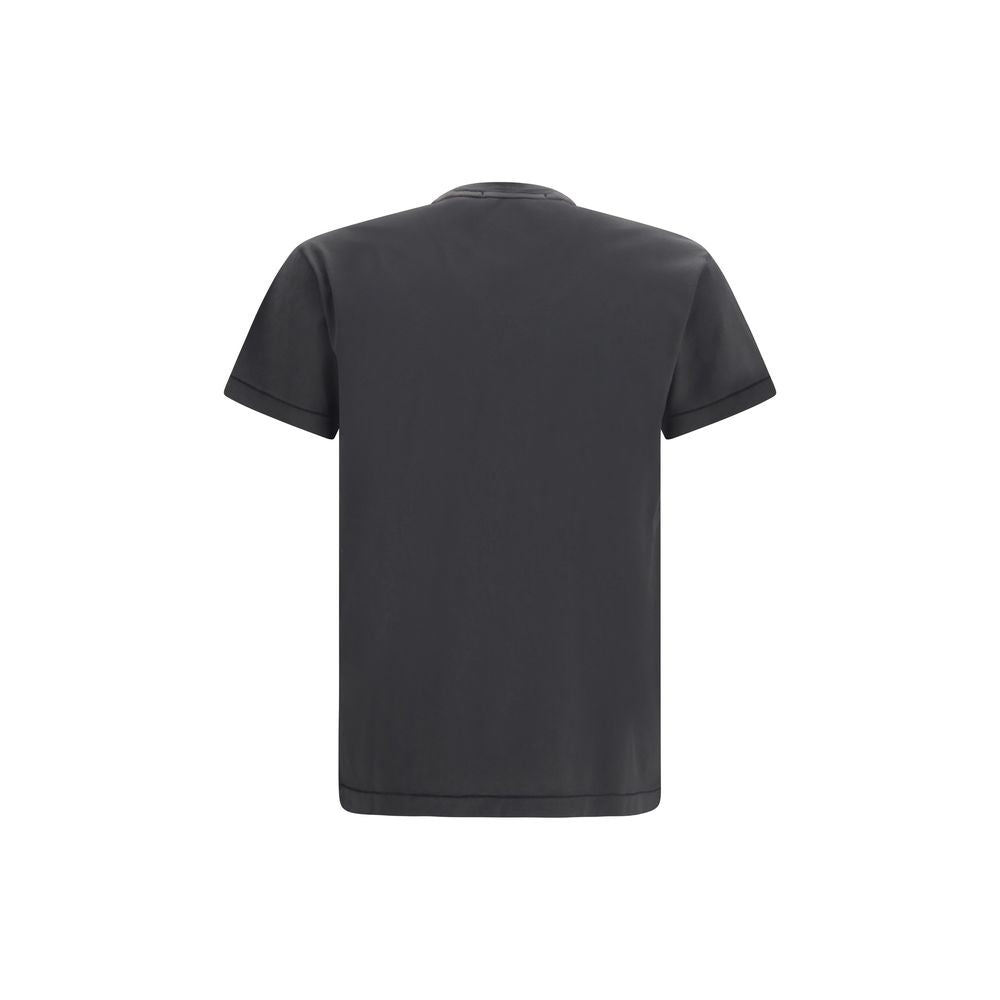 Stone Island Gray Cotton Men's T-Shirt