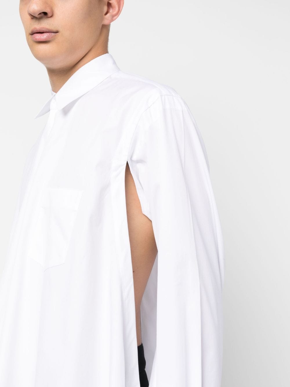 Comme Des Garcons Men's Shirt With Side Slit