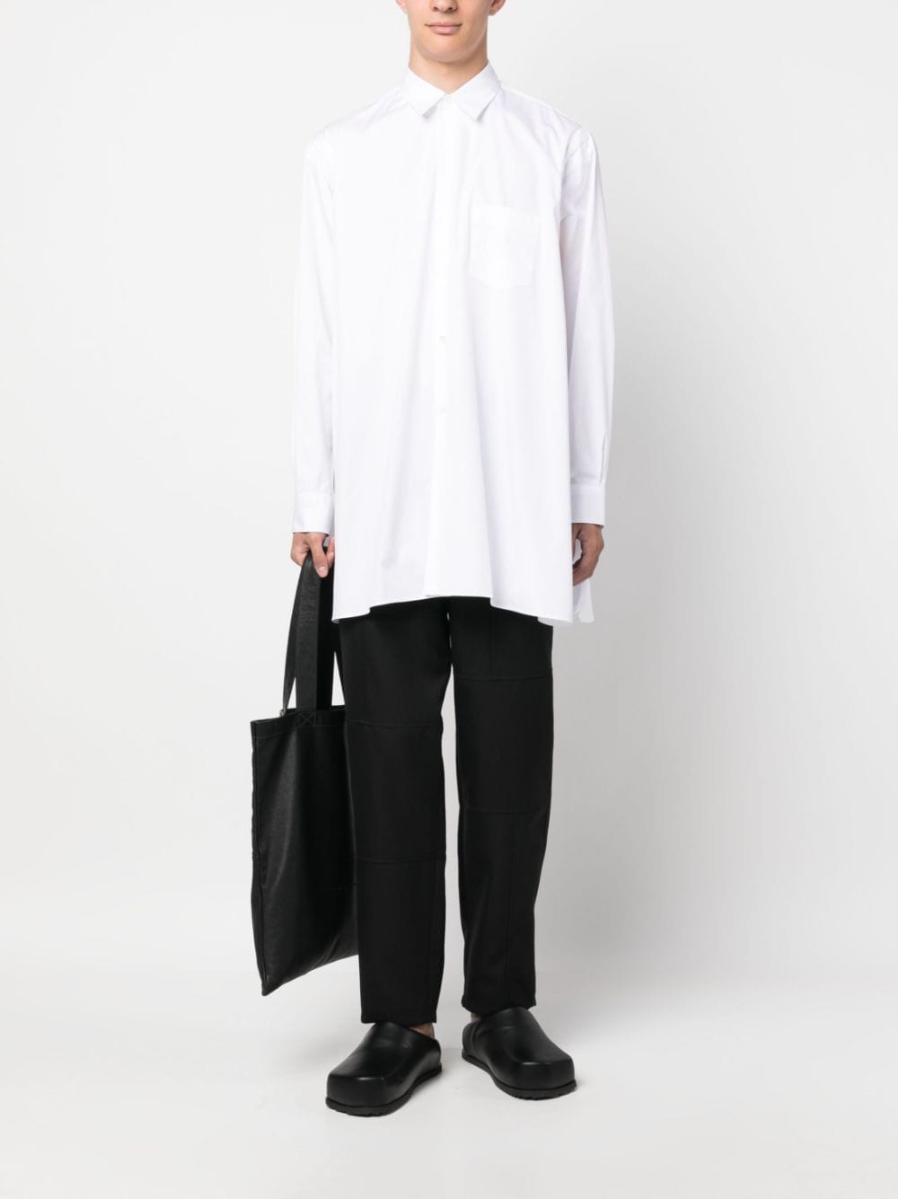 Comme Des Garcons Men's Shirt With Side Slit