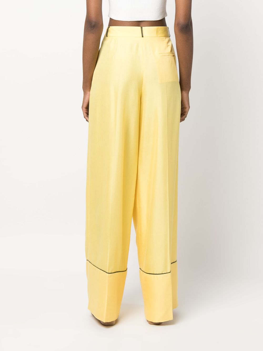 Bally Women's Silk Wide-Leg Trousers