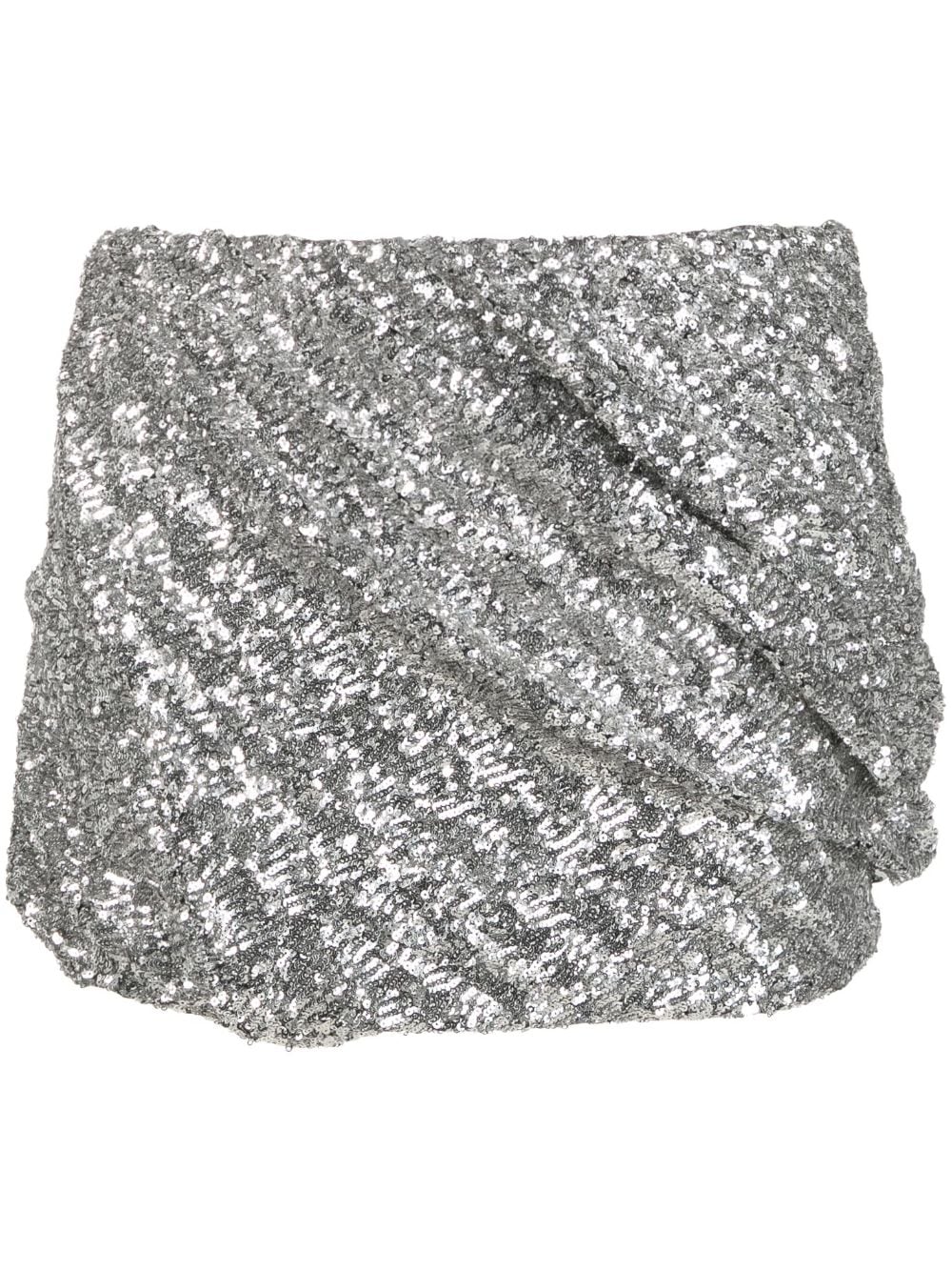 The Attico Women's Skirts Silver