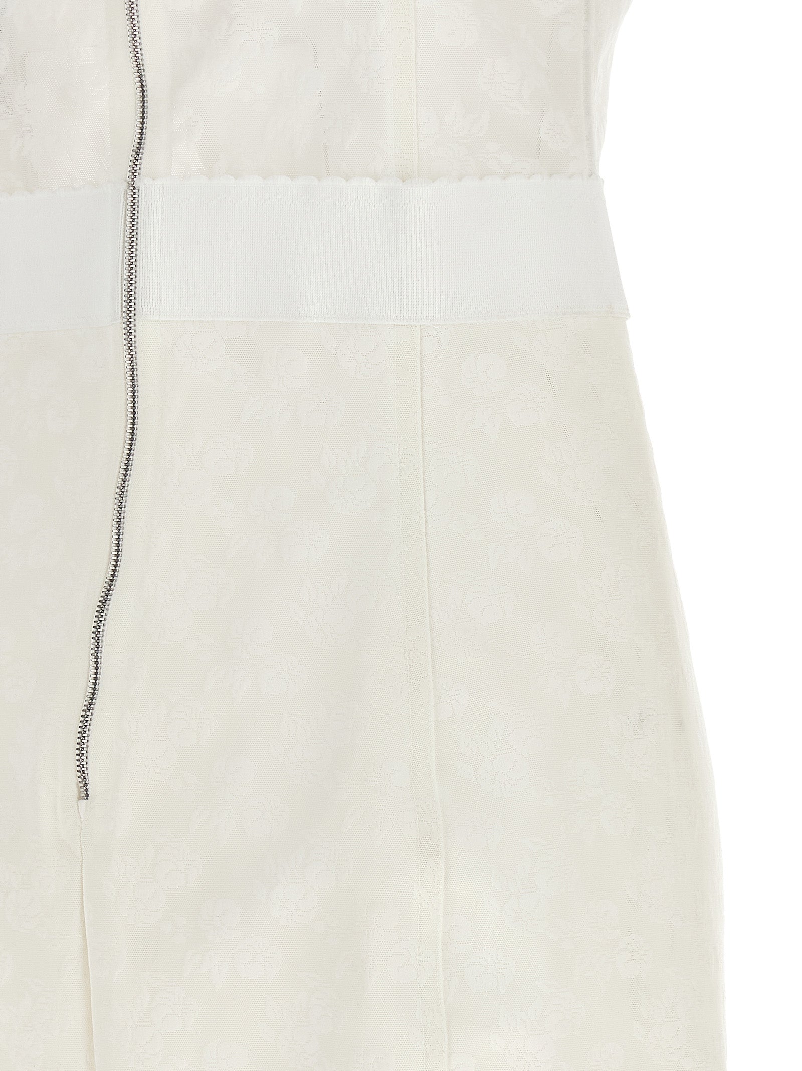 Dolce & Gabbana White Polyamide Midi Women's Dress