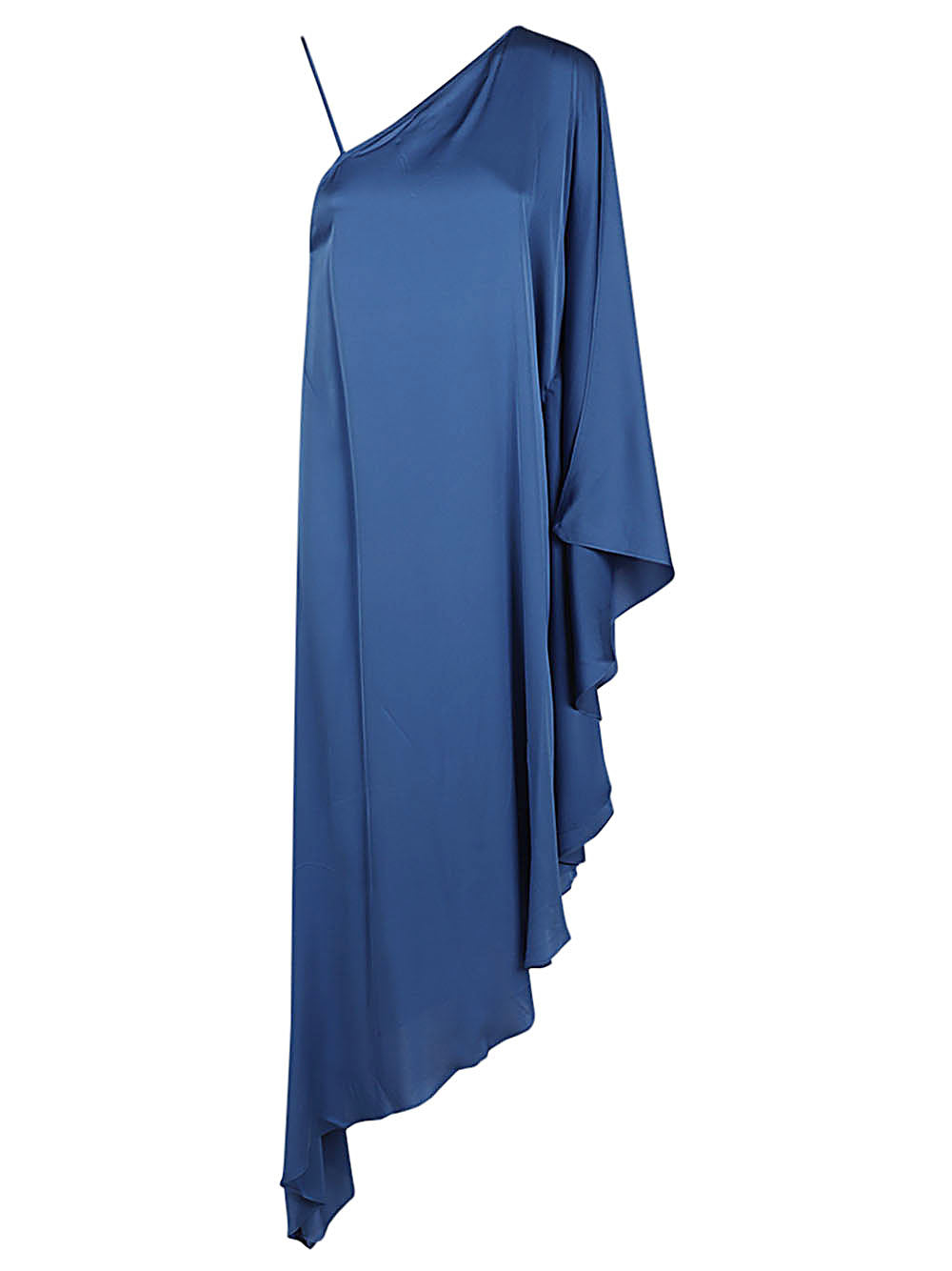 Silk95five Women's Long Asymmetrical Silk Dress