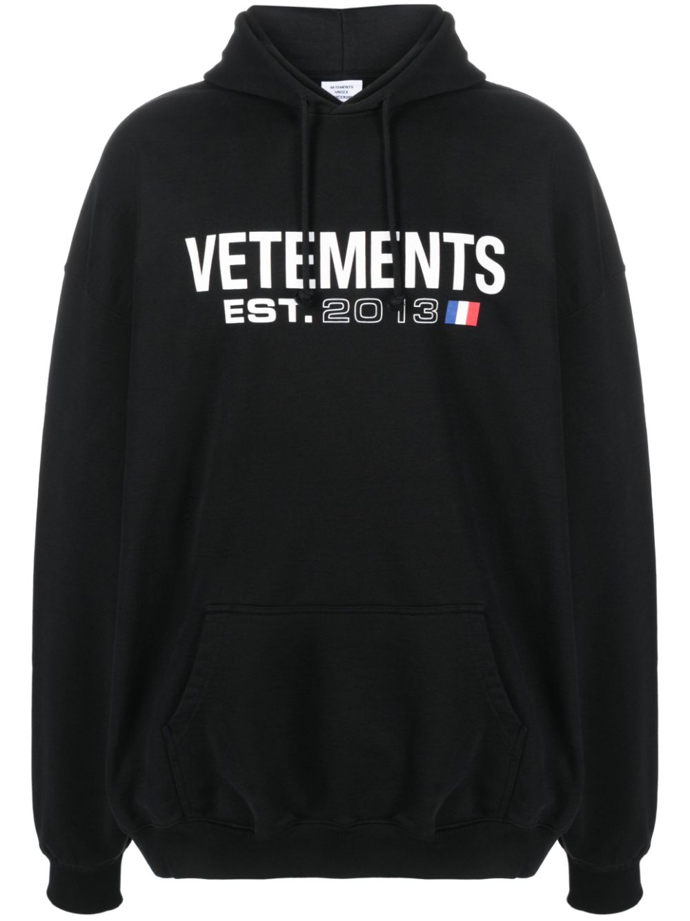 Vetements Men's Logo Cotton Hoodie