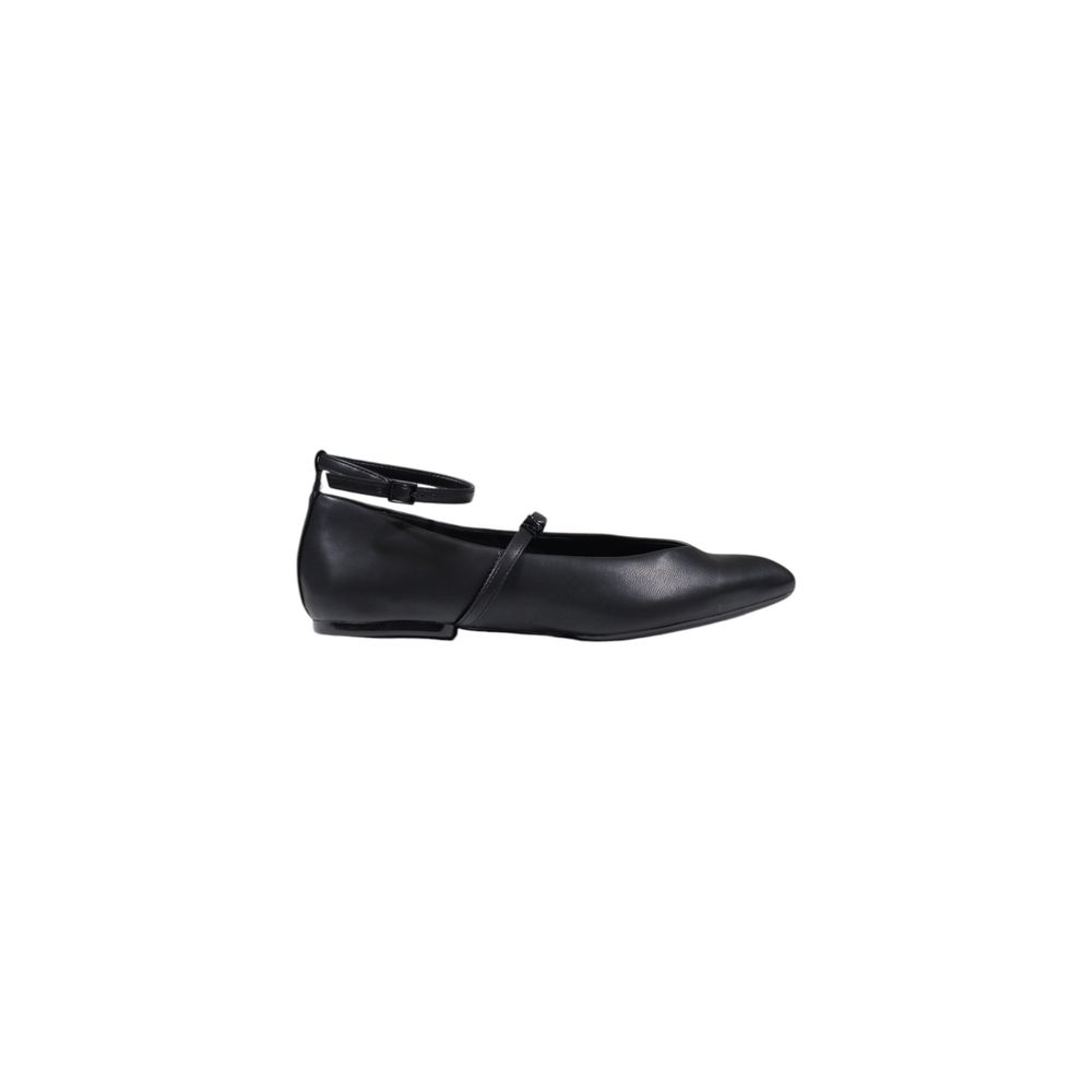 Armani Exchange Black Polyester Platform Women's Pumps