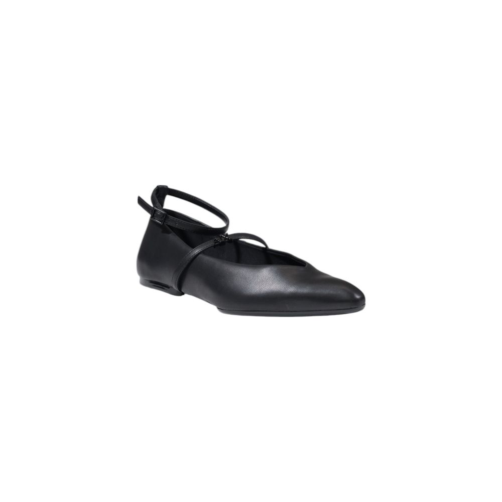Armani Exchange Black Polyester Platform Women's Pumps