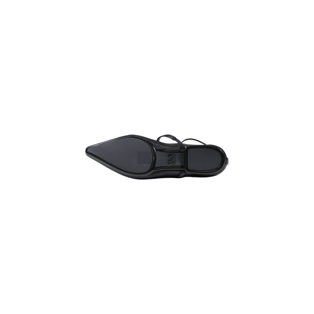 Armani Exchange Black Polyester Platform Women's Pumps
