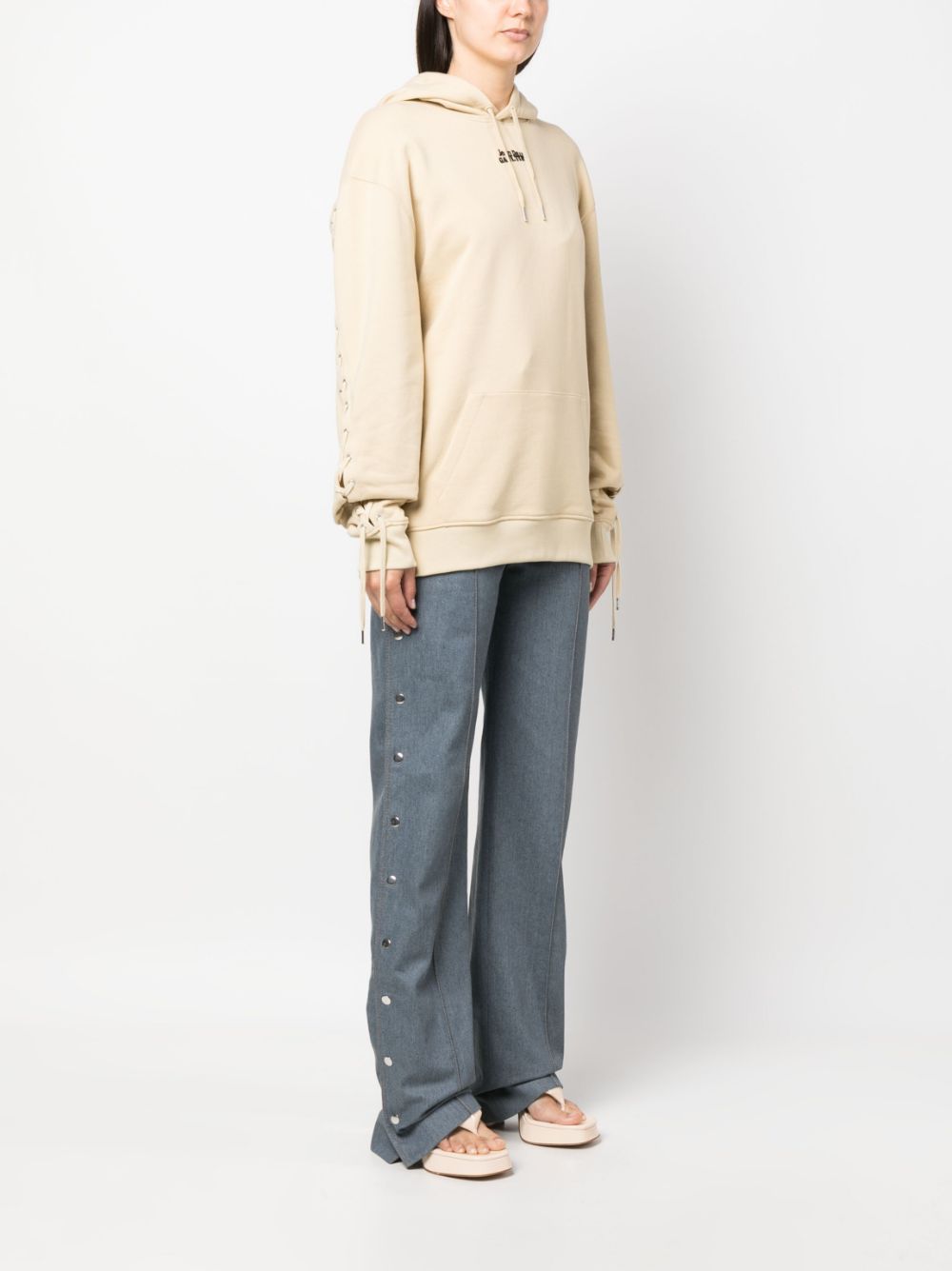 Jean Paul Gaultier Women's Logo Cotton Hoodie