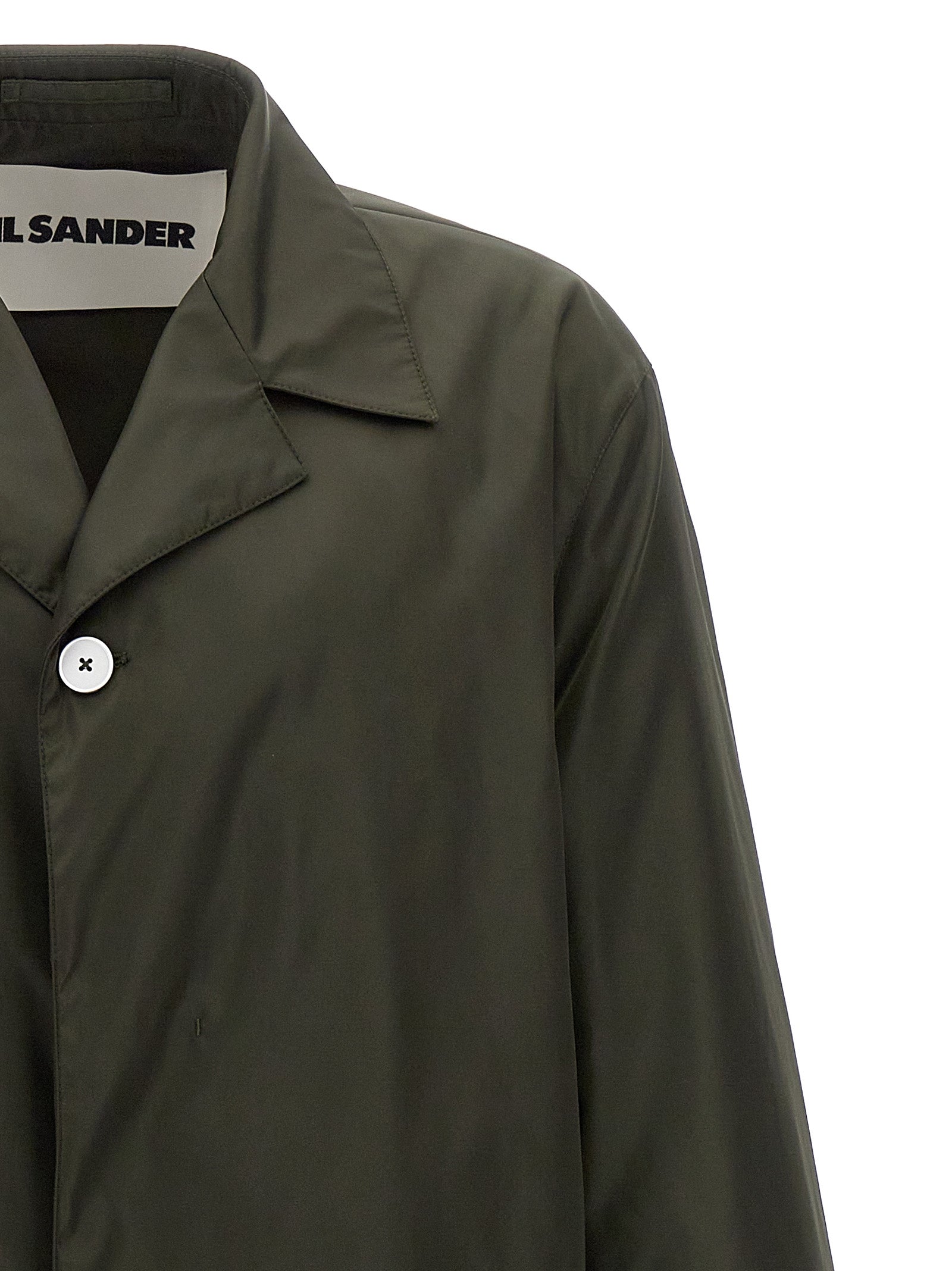Jil Sander Bicolor Polyamide Men's Coat