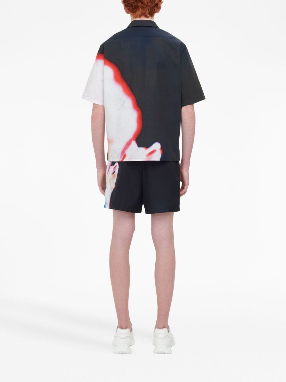 Alexander Mcqueen Men's Solarised Flower Shirt
