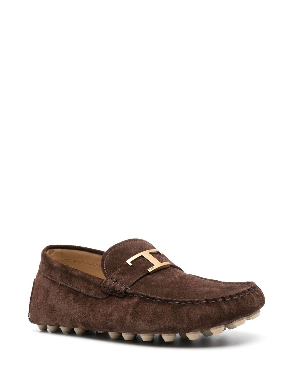 Tod's Men's Gommino Bubble T Timeless Nubuck Driving Shoes