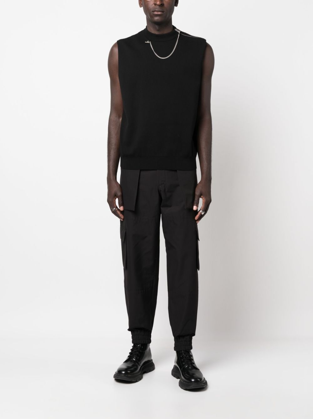 Alexander Mcqueen Men's Cotton Cargo Trousers