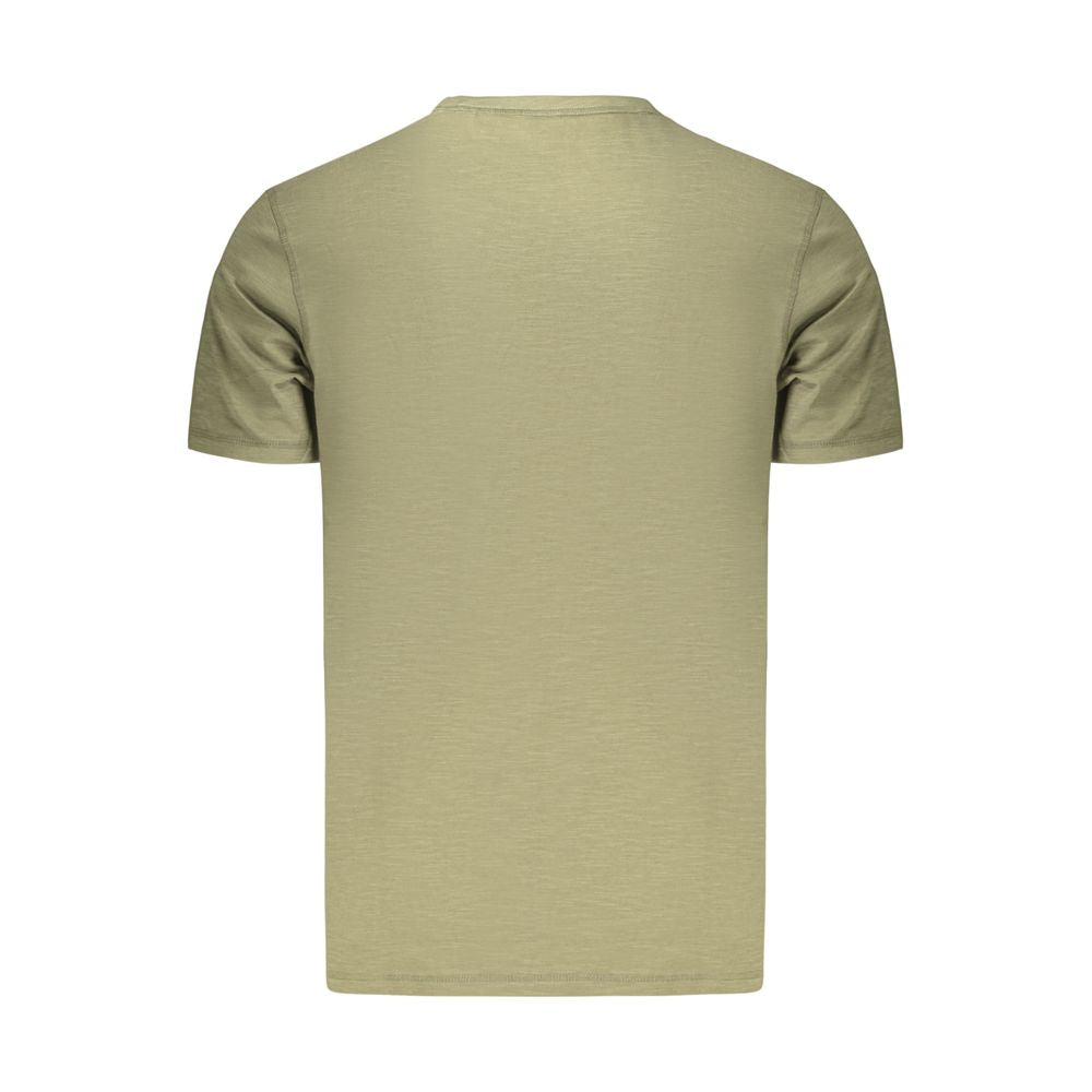 Hugo Boss Green Cotton Men's Men's T-Shirt