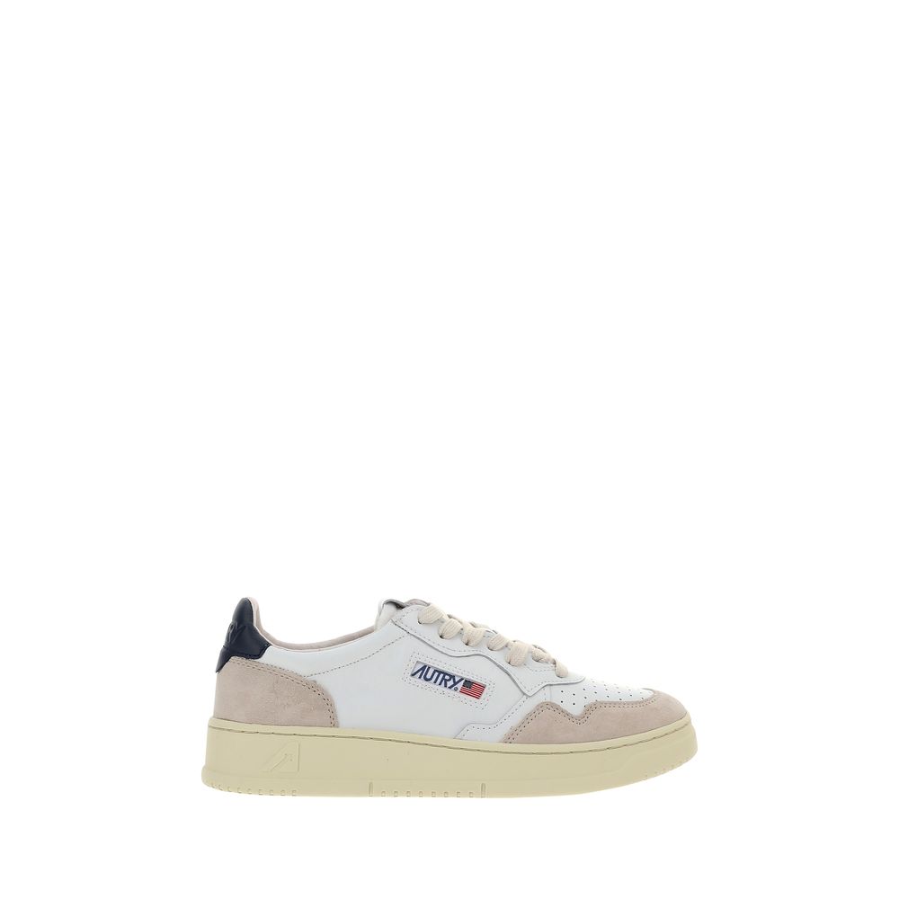 Autry White Calf Leather Bos Taurus Athletic Men's Sneakers