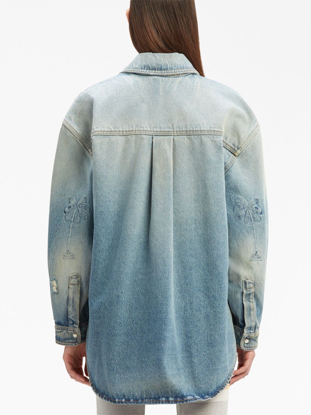 Palm Angels Women's Jackets Blue