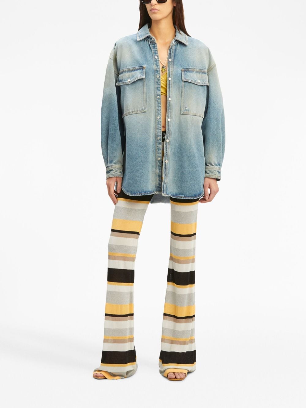 Palm Angels Women's Jackets Blue